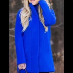 J.Crew City Coat Size 2 Blue